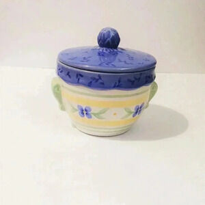 Pfaltzgraff‎ Floral Print Jar with Lid